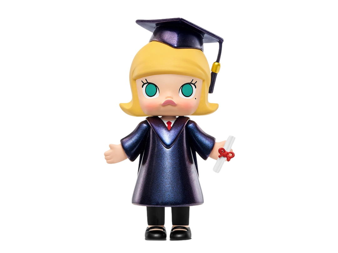 Pop Mart POP MART MOLLY Happy Graduation Figure Action Toys Figure Birthday Gift Kid Toy