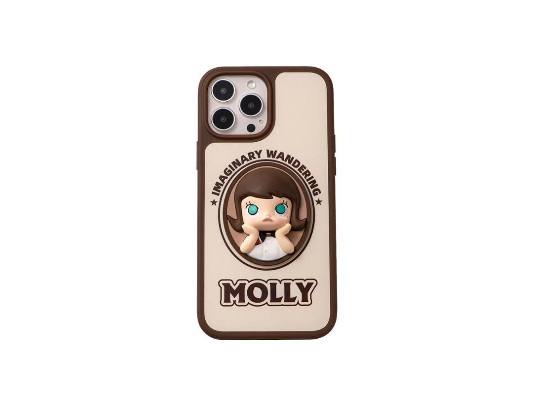 Pop Mart (เช็คการ์ด) Pop Mart MOLLY Imaginary Wandering Series - Phone Case, iPhone 14 Pro Max