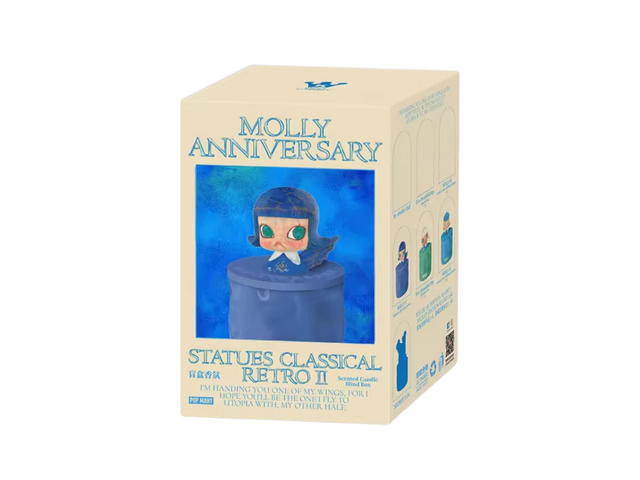Pop Mart (เช็คการ์ด) Pop Mart Molly M Salute To The Childhood Classic Anniversary Statues Classical Retro 2 Series Scented Candle Blind Box - view 2