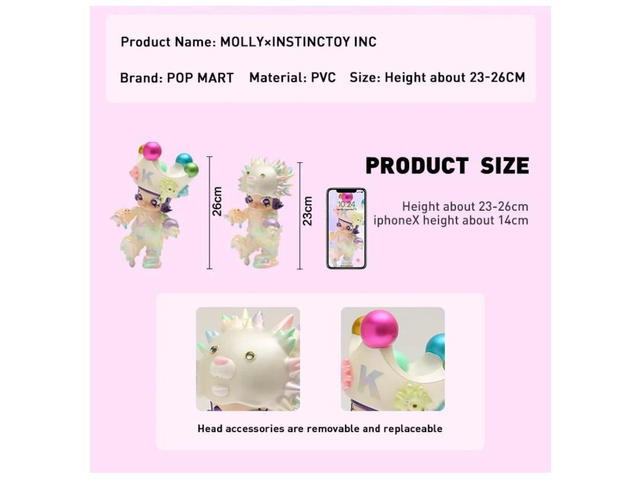 Pop Mart Pop Mart Molly X Instinctoy Inc Erosion Molly Costume 400% - view 5
