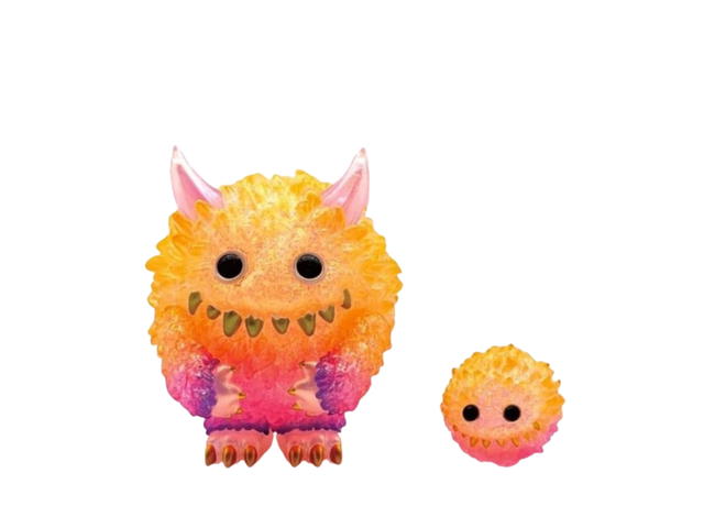 Pop Mart (เช็คการ์ด) Pop Mart Monster Fluffy Lava Sparkle Set - view 1
