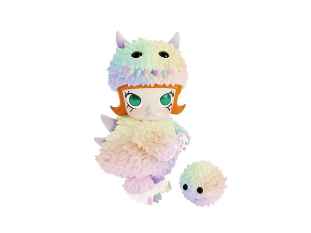 Pop Mart (เช็คการ์ด) Pop Mart Monster Fluffy Molly (Molly x Instinctoy Erosion Molly Costume Series) Special Color - view 1