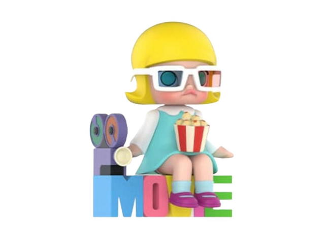 Pop Mart (เช็คการ์ด) Pop Mart Movie Time (One Day Of Molly) - view 1