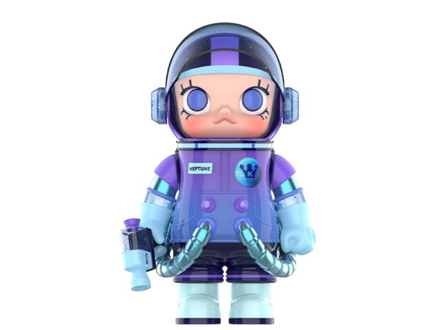 Pop Mart (เช็คการ์ด) Pop Mart Neptune (Mega Space Molly Planet Series Fiqures 400%) - view 1