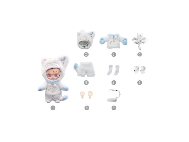 Pop Mart (เช็คการ์ด) Pop Mart Night Cat (Dimoo Dream Travel Series Action Figure) - view 3