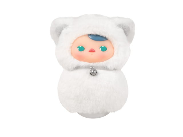 Pop Mart (เช็คการ์ด) Pop Mart Noble Cat (Pucky Roly-Poly Kitty Series-Vinyl Plush Blind Box) - view 1