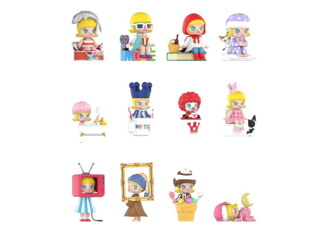 Pop Mart Pop Mart One Day Of Molly Whole Set
