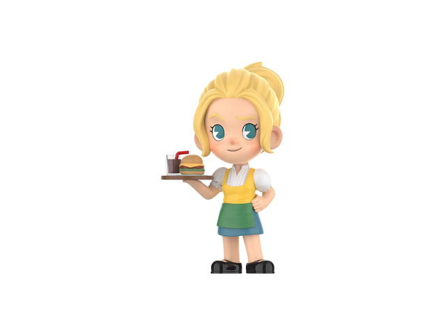 Pop Mart Pop Mart Penny-Terrible Waitress (The Big Bang Theory Series Figures) - view 1