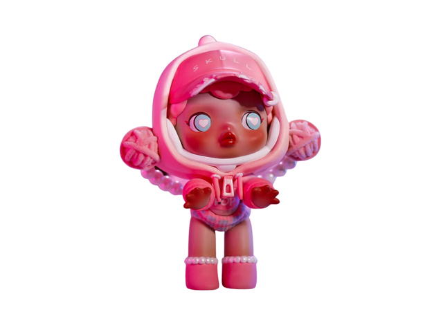 Pop Mart (เช็คการ์ด) Pop Mart Pink Girl (SKULLPANDA Hypepanda Series Blind Box) - view 1
