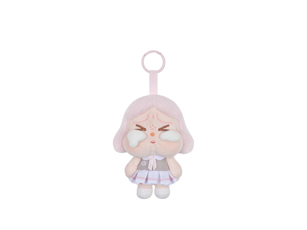 Pop Mart (เช็คการ์ด) Pop Mart Pink Grey (Crybaby Sunset Concert Series-Plush Pendant Blind Box)