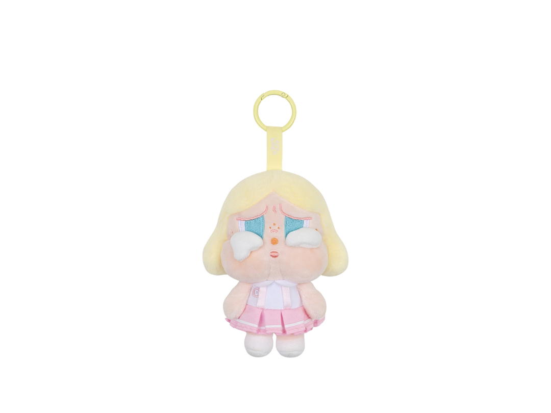 Pop Mart (เช็คการ์ด) Pop Mart Pink White (Crybaby Sunset Concert Series-Plush Pendant Blind Box)