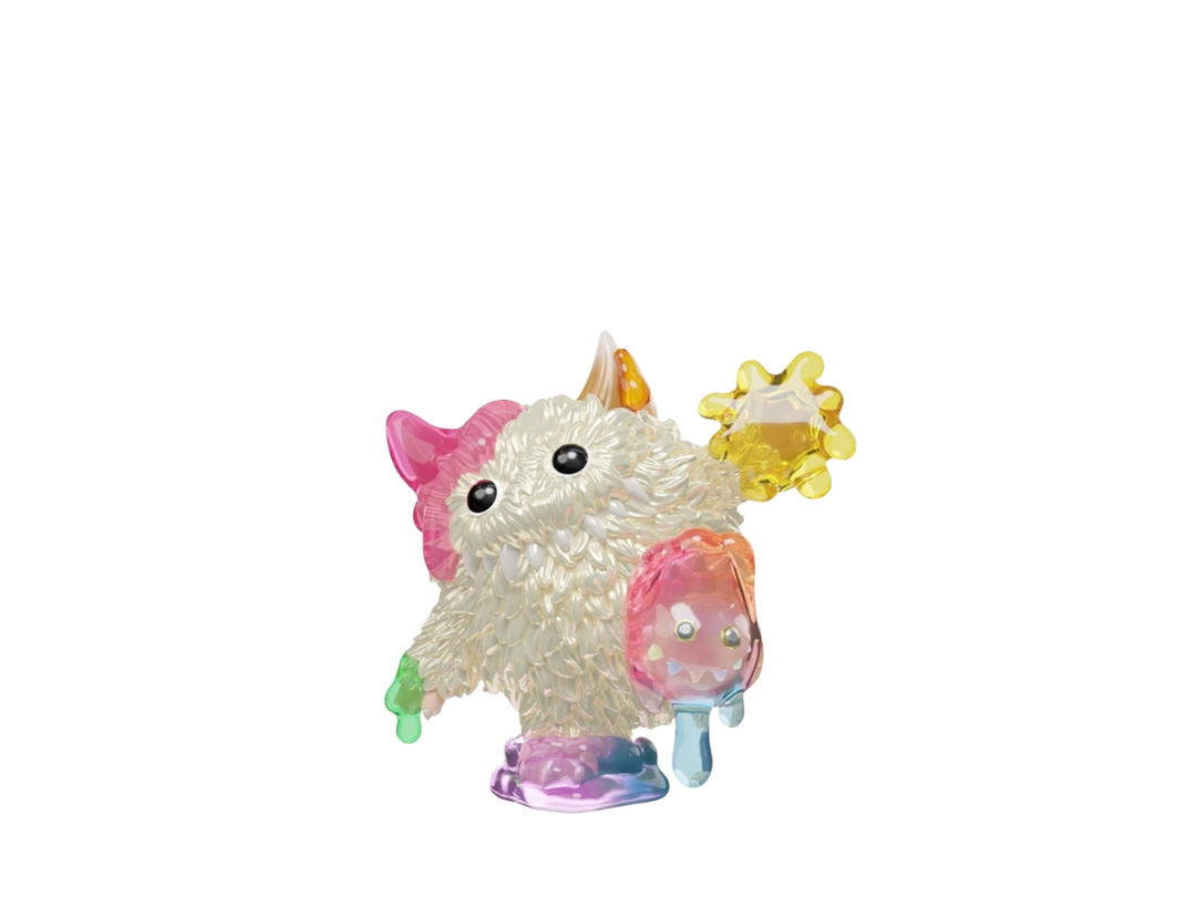 Pop Mart (เช็คการ์ด) Pop Mart Playtime (Instinctoy Monster Fluffy Fantasy Journey Series Figures)