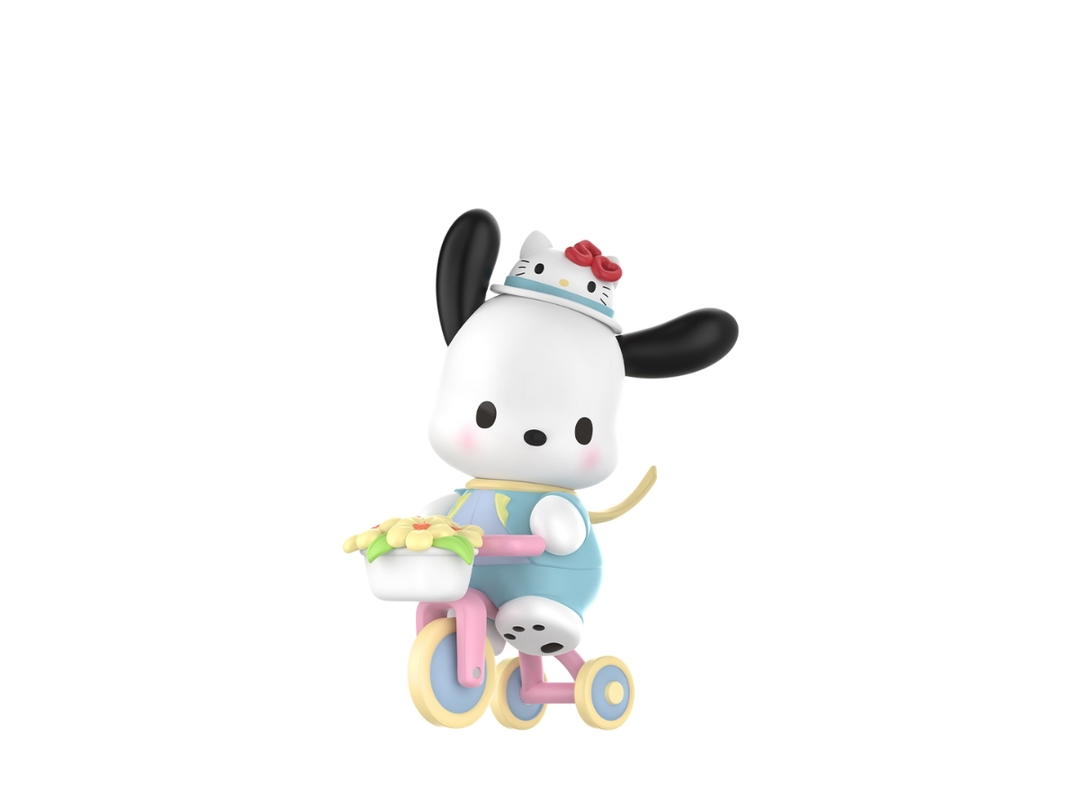Pop Mart (เช็คการ์ด) Pop Mart Pochacco (Sanrio characters Hello Kitty 50th Anniversary Series Figures)