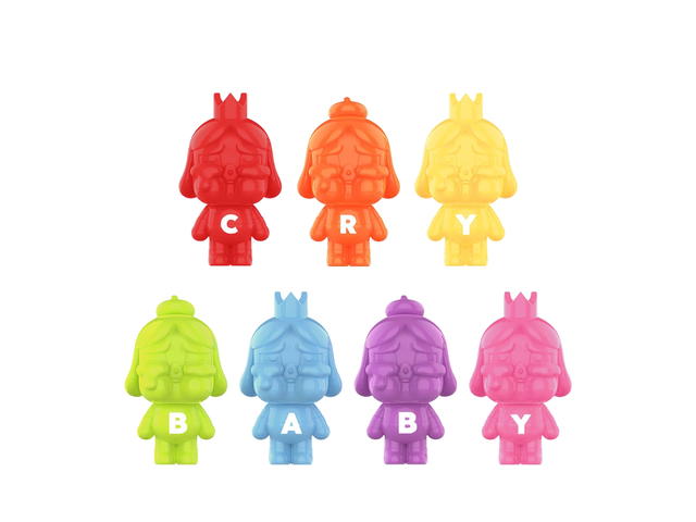 Pop Mart Pop Mart POP BEAN CRYBABY MINI FIGURE Rainbow Set - view 1