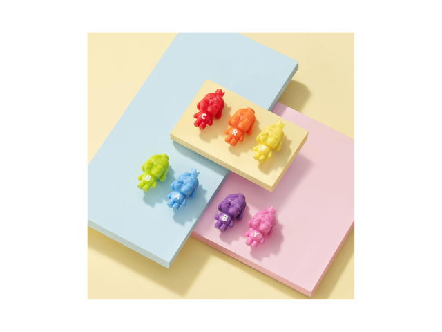 Pop Mart Pop Mart POP BEAN CRYBABY MINI FIGURE Rainbow Set - view 3