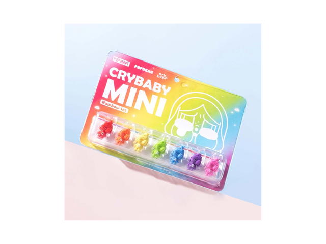 Pop Mart Pop Mart POP BEAN CRYBABY MINI FIGURE Rainbow Set - view 4