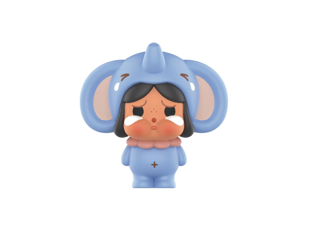 Pop Mart Pop Mart POP BEAN CRYBABY The Elephant Set (Thailand Limited ）