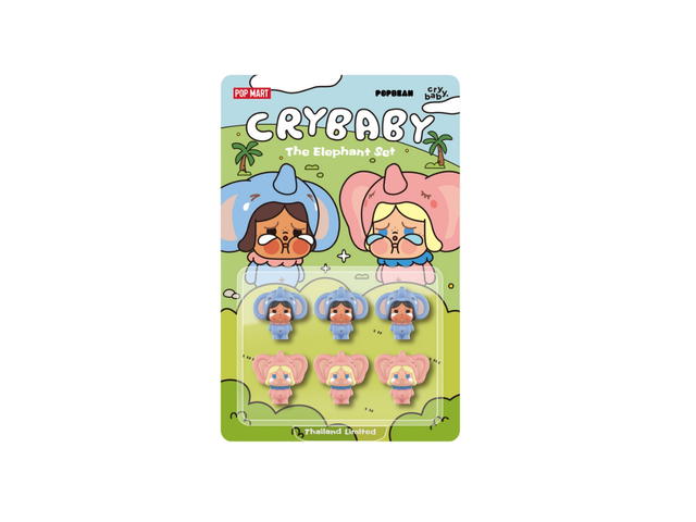 Pop Mart Pop Mart POP BEAN CRYBABY The Elephant Set (Thailand Limited ） - view 4