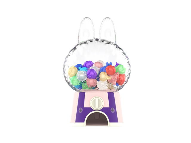 Pop Mart POP MART POP BEAN LABUBU Gashapon Machine & MINI Colorful Party Series Set - view 1