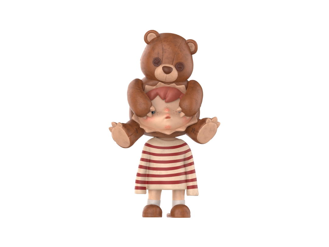 Pop Mart (เช็คการ์ด) Pop Mart Protector (Hirono Little Mischief Series)