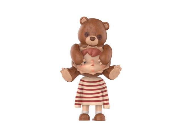 Pop Mart (เช็คการ์ด) Pop Mart Protector (Hirono Little Mischief Series) - view 1
