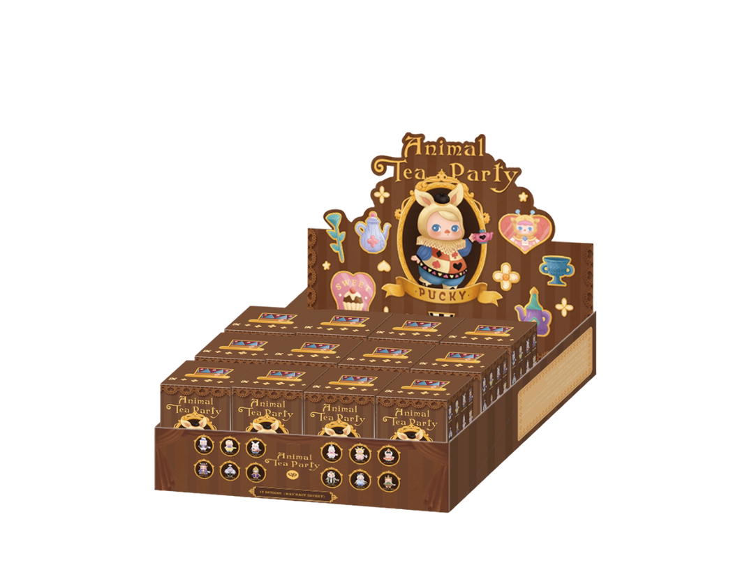 Pop Mart Pop Mart Pucky Animal Tea Party Series Whole Set