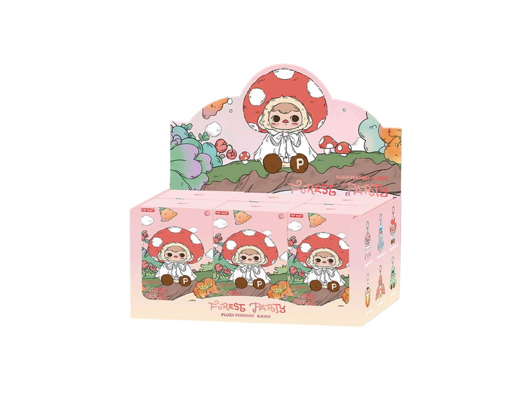 Pop Mart Pop Mart Pucky Forest Party Series-Vinyl Plush Pendant Blind Box Whole Set