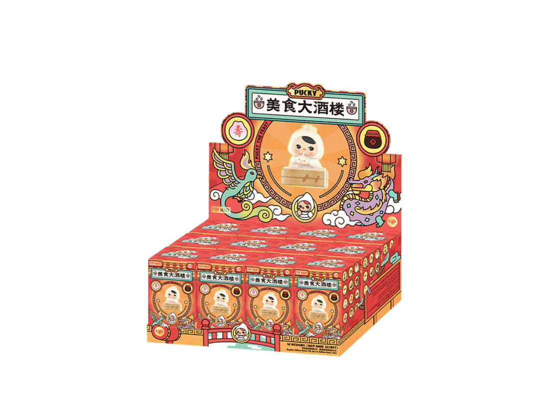 Pop Mart Pop Mart Pucky The Feast Series Figures Whole Set