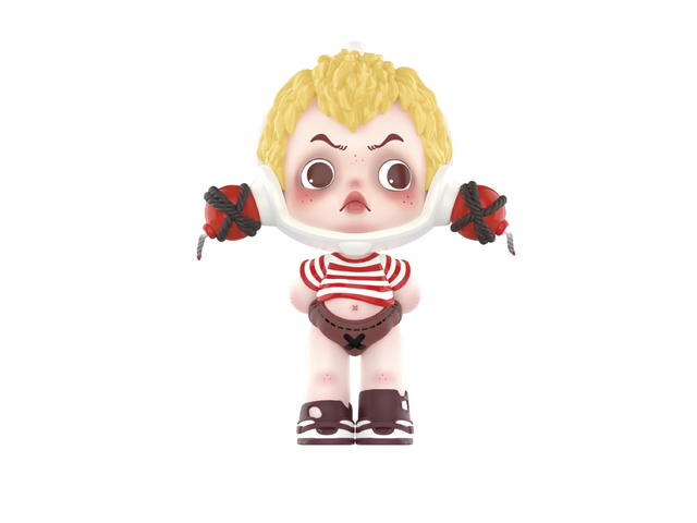 Pop Mart (เช็คการ์ด) Pop Mart Pugsley (Skullpanda X The Addams Family) - view 1