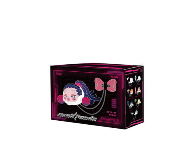Pop Mart (เช็คการ์ด) Pop Mart Puppet Singer (Skullpanda City of Night Series-Badge Blind Box) - view 2