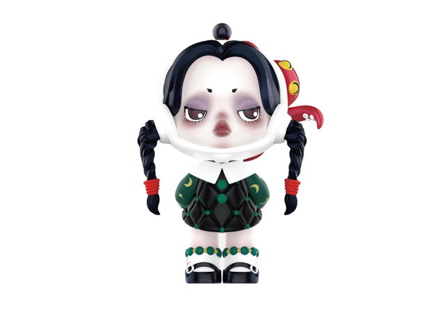 Pop Mart (เช็คการ์ด) Pop Mart Quiet Wednesday (Skullpanda X The Addams Family Series) - view 1