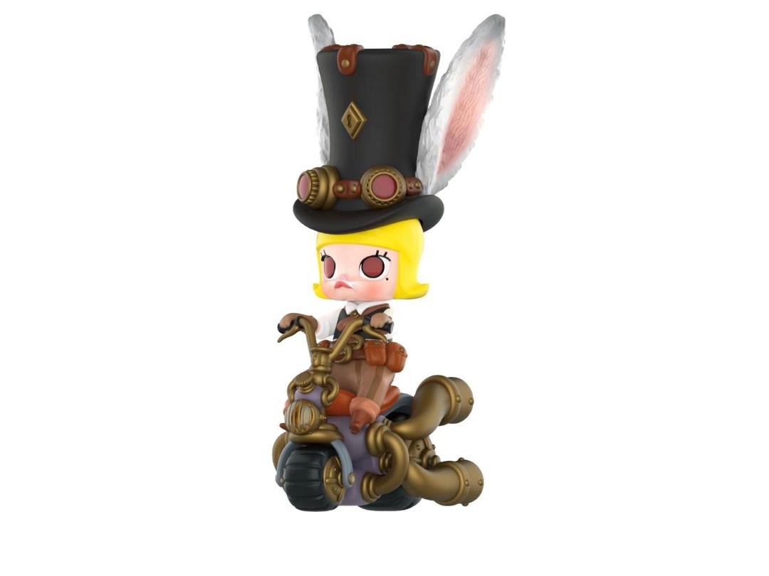 Pop Mart (เช็คการ์ด) Pop Mart Rabbit Boy (Molly Steam Punk Animal Bike Series)