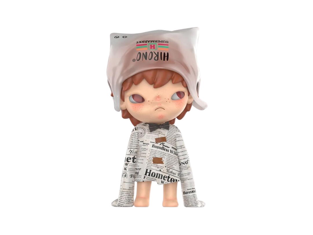 Pop Mart (เช็คการ์ด) Pop Mart Ragpicker (Hirono Little Mischief Series)