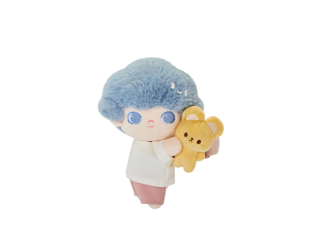 Pop Mart (เช็คการ์ด) Pop Mart Rainy Blue (DIMOO My Cloud Companion Series-Cotton Doll Blind Box) Secret Edition