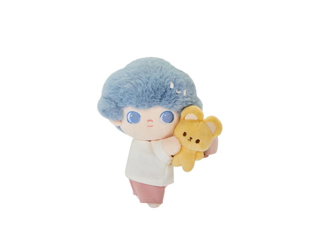 Pop Mart (เช็คการ์ด) Pop Mart Rainy Blue (DIMOO My Cloud Companion Series-Cotton Doll Blind Box) Secret Edition - view 1