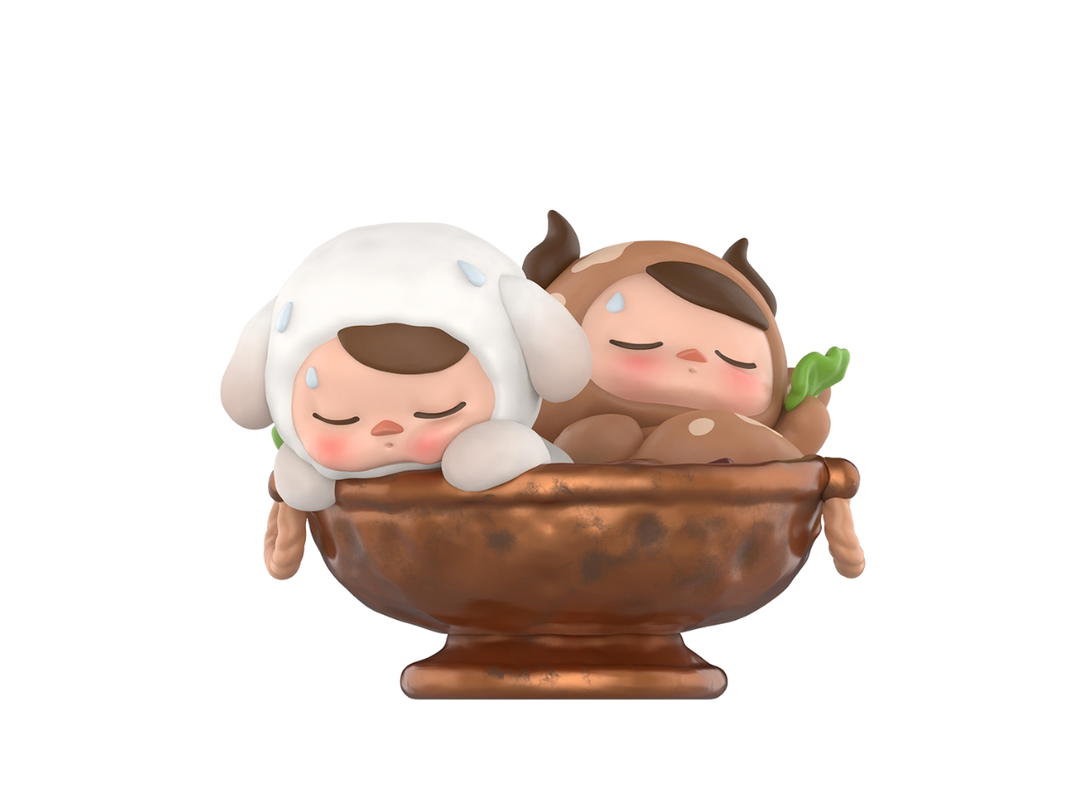 Pop Mart (เช็คการ์ด) Pop Mart Hot Pot (Pucky The Feast Series Figures)
