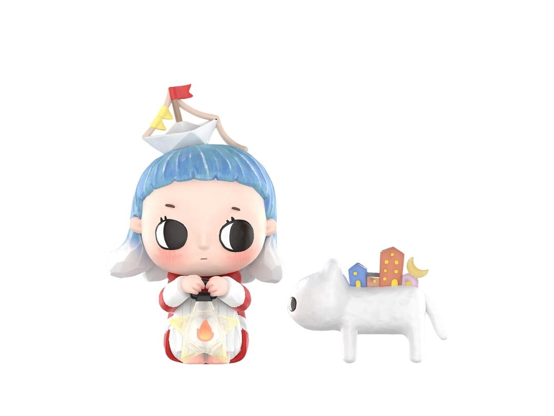 Pop Mart (เช็คการ์ด) Pop Mart Road (Nyota Growing up by Your Way Series Figures)