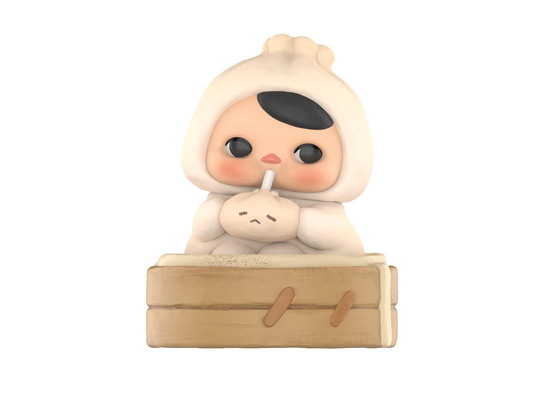 Pop Mart (เช็คการ์ด) Pop Mart Roast Duck (Pucky The Feast Series Figures)