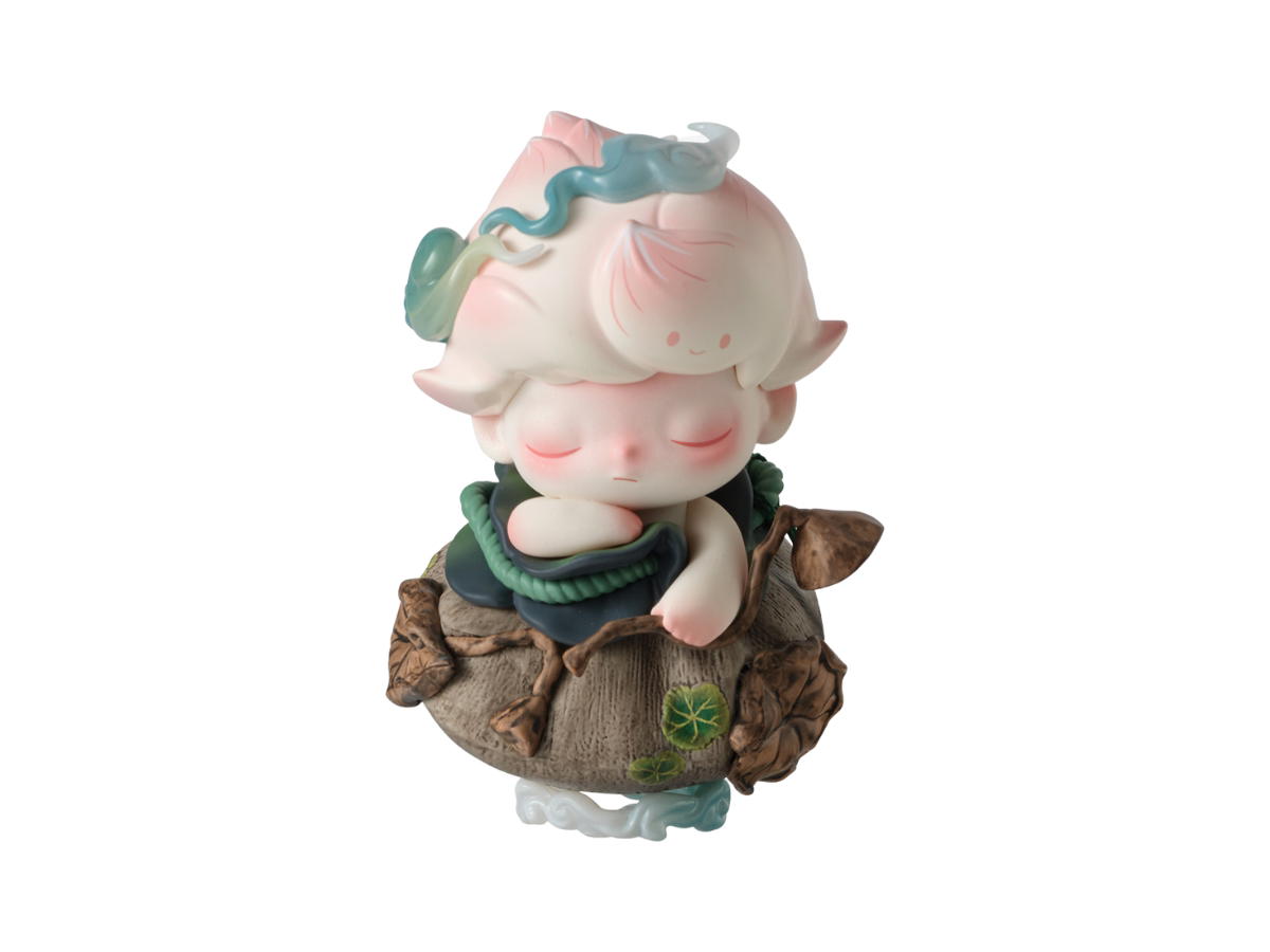 Pop Mart (เช็คการ์ด) Pop Mart Sachet Lotus (DIMOO Stories in the Cup Series Figures)
