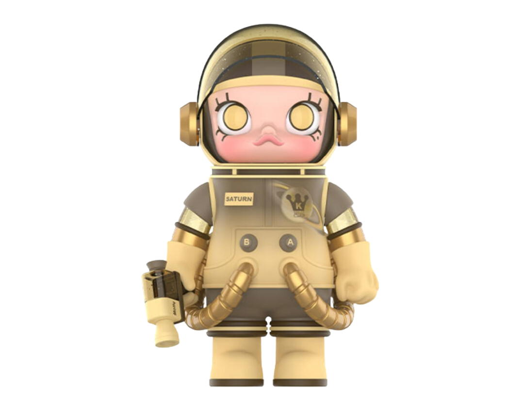 Pop Mart (เช็คการ์ด) Pop Mart Saturn (Mega Space Molly Planet Series Fiqures 400%)