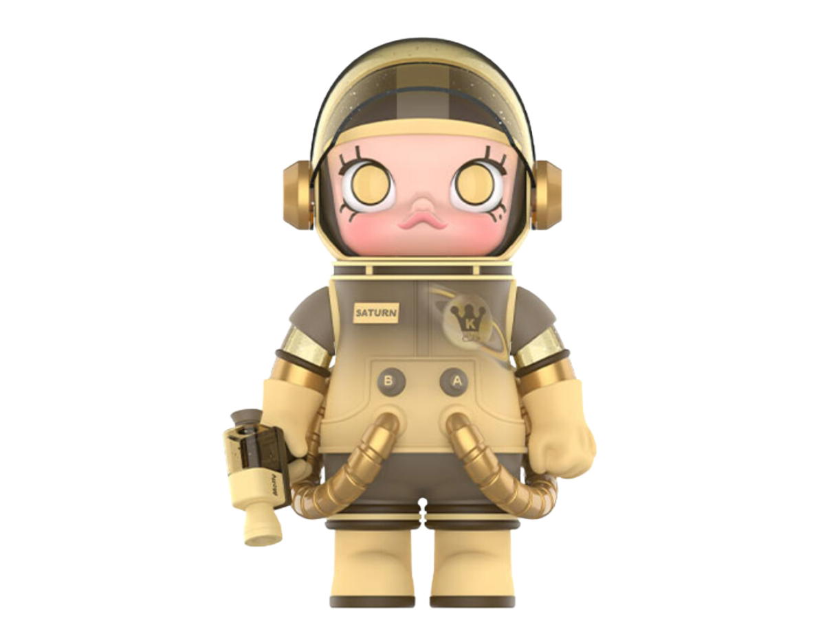 Pop Mart (เช็คการ์ด) Pop Mart Saturn (Mega Space Molly Planet Series Fiqures 400%)