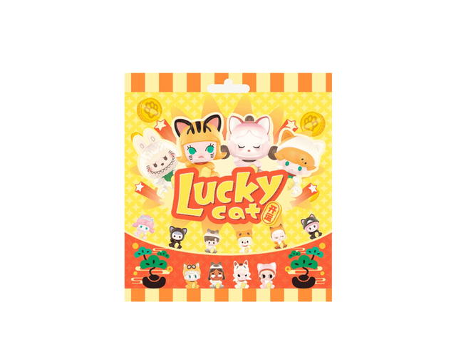 Pop Mart (เช็คการ์ด) Pop Mart SATYR RORY Happiness (POP BEAN Lucky Cat Series) - view 2