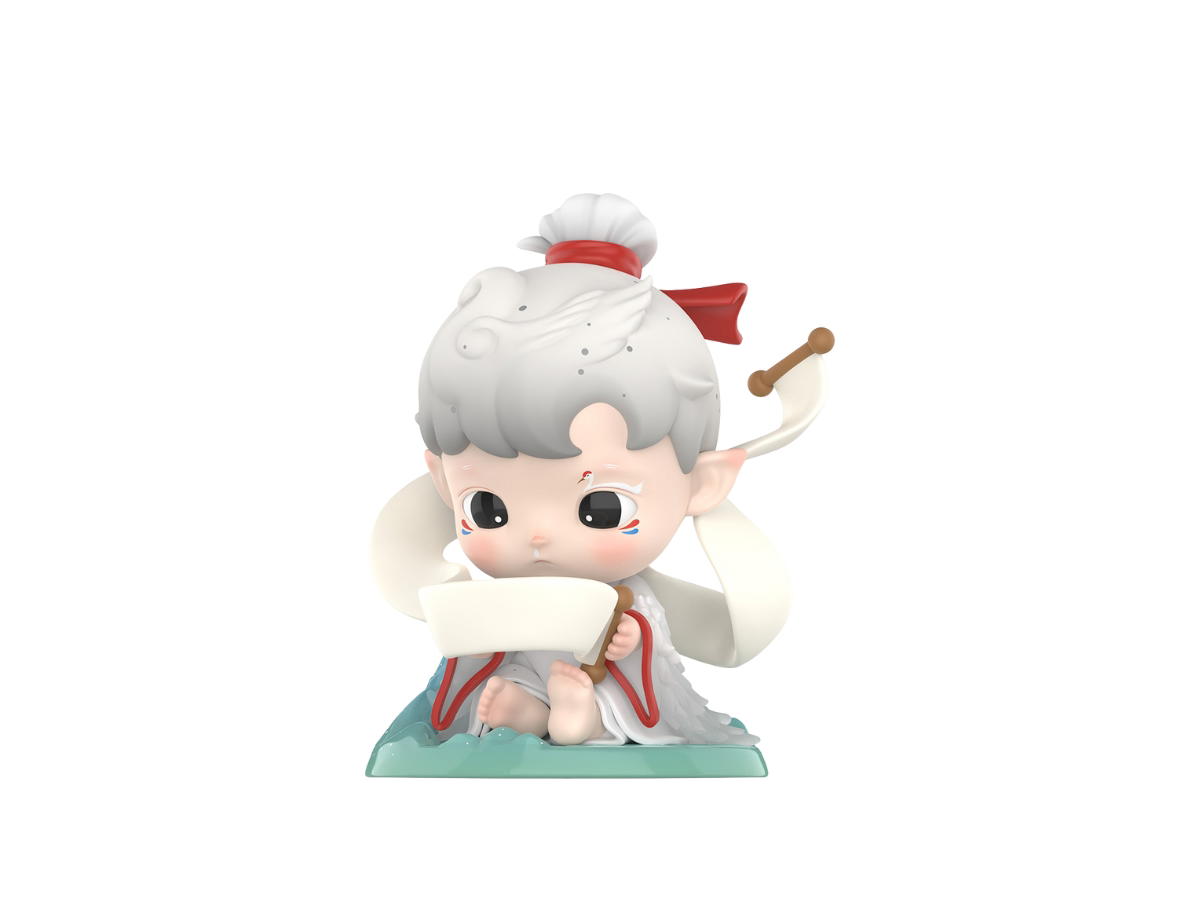 Pop Mart (เช็คการ์ด) Pop Mart Scholar of Cranes (Matchless 14th Anniversary Series Figures)