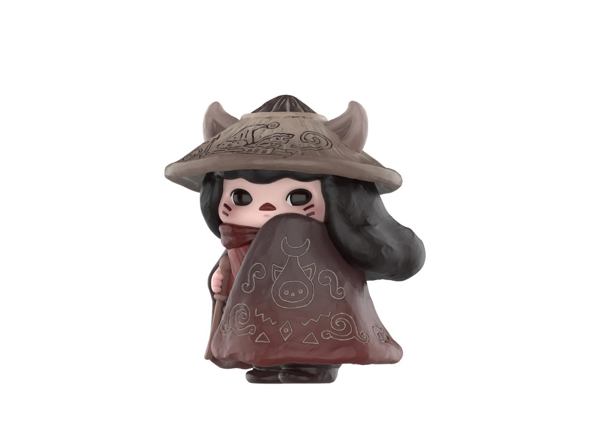 Pop Mart (เช็คการ์ด) Pop Mart Serene Traveler (Matchless 14th Anniversary Series Figures)