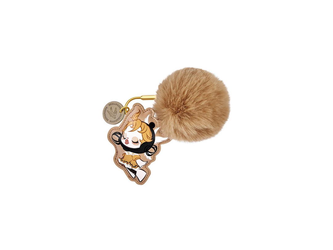 Pop Mart (เช็คการ์ด) Pop Mart SKULLPANDA Image Of Reality Series-Plush Keychain