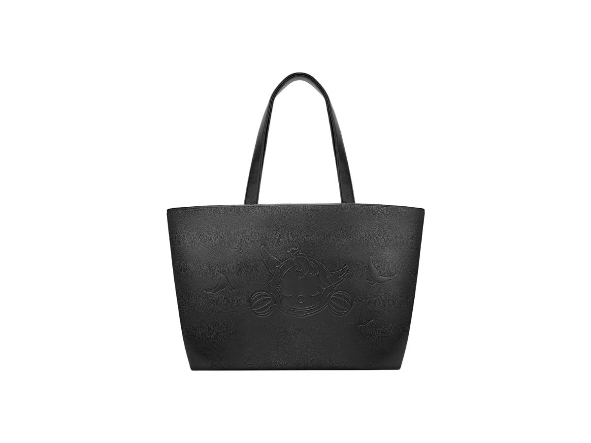 Pop Mart (เช็คการ์ด) Pop Mart SKULLPANDA Image Of Reality Series-PU Bag Black