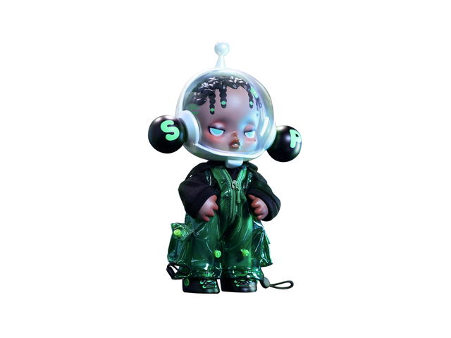 Pop Mart (เช็คการ์ด) Pop Mart Skullpanda OOTD The Wild Green Figurine - view 1
