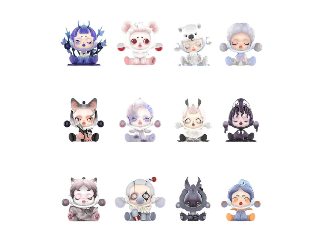 Pop Mart Pop Mart Skullpanda The Mare Of Animals Series Whole Set