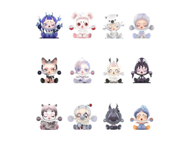Pop Mart Pop Mart Skullpanda The Mare Of Animals Series Whole Set - view 1
