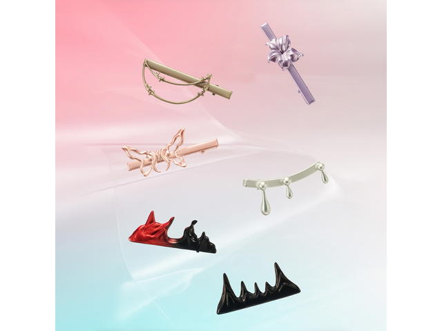 Pop Mart Pop Mart Skullpanda The Sound Series Hairpin Combination Whole Set - view 3